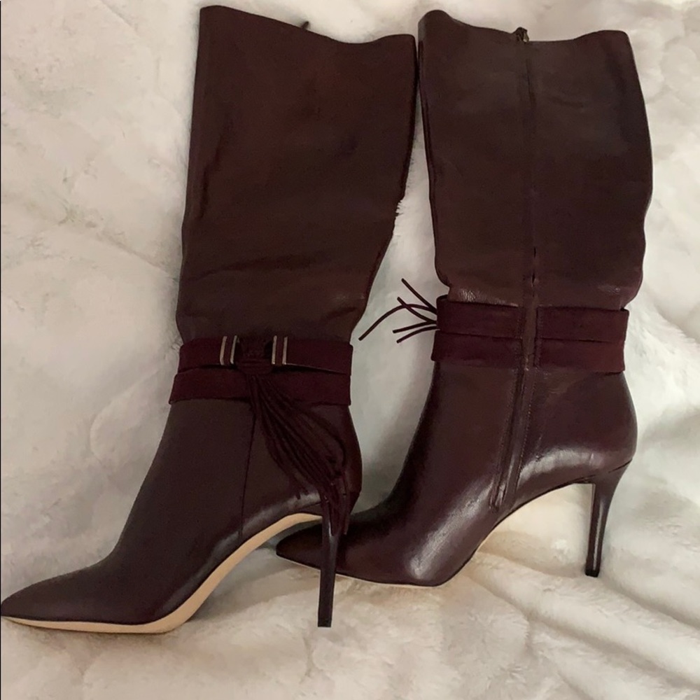 Nine West Burgundy Piselli Boots